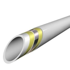 Metal-plastic pipe NewPlast 16 mm PEX-AL-PEX without insulation