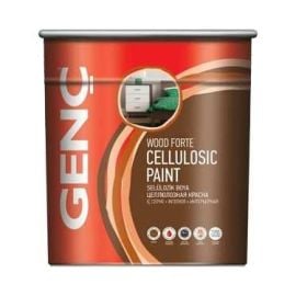 Нитрокраска Genc Wood Forte Cellulosic Paint глянцевая белая 750 мл