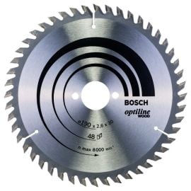 Циркулярный диск Bosch Optiline Wood 190x2.6x30 мм 48