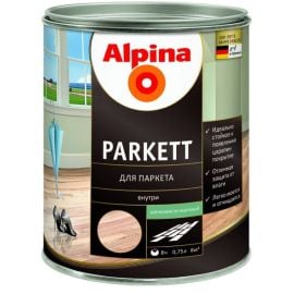 Лак Alpina Parkett 537851 0.75 л полуматовый