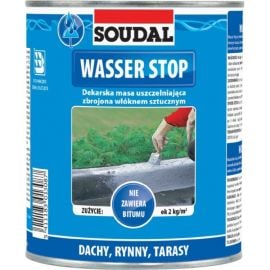 Влагоизоляционная мембрана для крыш и фасадов Soudal WASSER STOP 0.75 кг