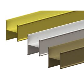 Профиль алюминиевый Valcomp Н18 1800 мм золотой
