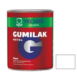 Краска маслянная для металла Vechro Gumilak metal белый глянцевый 750 мл