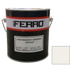 Краска антикоррозионная для металла Ferro 3:1 матовая белая 3 кг