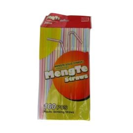 Plastic straws 100 pcs (6210)00316
