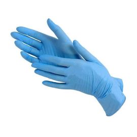 Перчатки одноразовые blue L 100шт