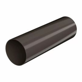 Drainpipe Technonicol 82x3000 PVC dark brown glossy