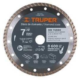 Алмазный диск Truper Turbo DID-270 180 мм