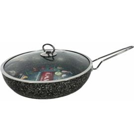 Frying pan granite black OMS 26x5.5cm 2.2l 3208 25251