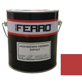 ლითონის ანტიკოროზიული საღებავი Ferro 3:1 მქრქალი წითელი 3 კგ