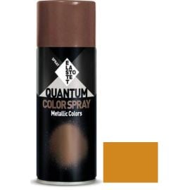 Спрей краска Elastotet Quantum color spray metallic медное золото 400 мл