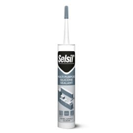 Universal silicone sealant Selsil 280 g white