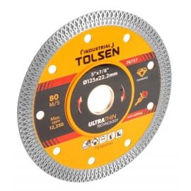 Алмазный режущий диск по кафелю Tolsen Ultrathin Durble Life TOL1635-76757 125 мм