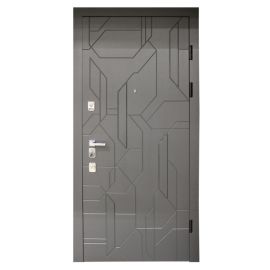 Дверь металлическая Feran 888 960x2200 мм Right антрацит vinorit