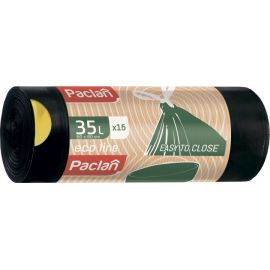 Garbage bags with a tightening Paclan Eco Line 35 l 15 pc
