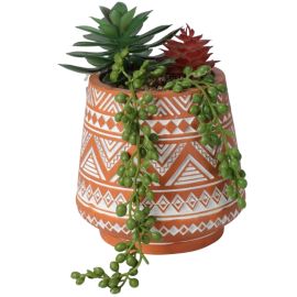 Plant in a pot artificial Koopman 15 cm 2ASS