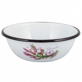 Enamel bowl 1,5l white 0308 2