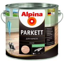 Varnish Alpina Parkett 537850 2.5 l semi-matt