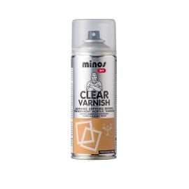 Прозрачный лак-спрей Evochem Minos Clear Varnish Spray 400 мл матовый