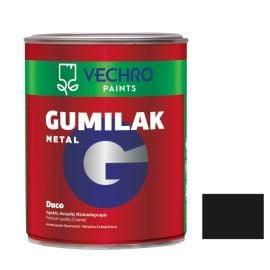 Краска маслянная для металла Vechro Gumilak metal черный глянцевый 750 мл