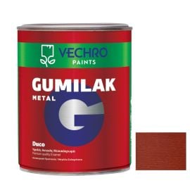 Краска маслянная для металла Vechro Gumilak metal No 617 бордовый глянцевый 750 мл