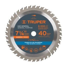 Wood cutting saw disc Truper ST-760 184 mm