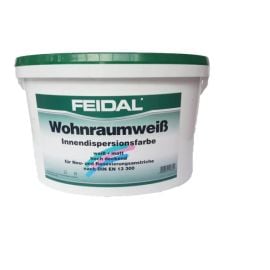 დისპერსიული საღებავი შიდა სამუშაოებისათვის Feidal Wohnraumweib 2.5 ლ