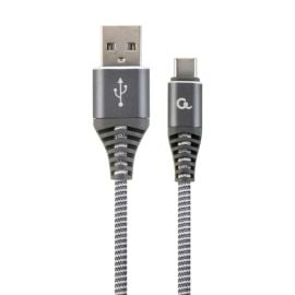 Mobile phone cable Cablexpert TypeC grey 1 m