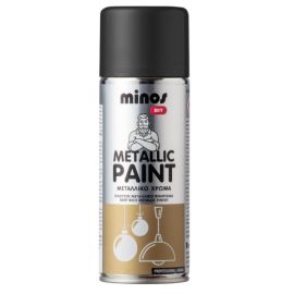 სპრეი-საღებავი Evochem Minos Metallic Paint 400 მლ შავი