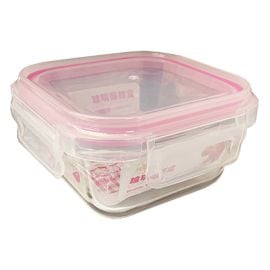Container glass with a plastic lid zf-320 320 ml