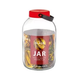 Jar with lid RENGA Macro 131858 3 l