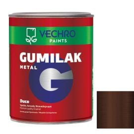 Oil paint Vechro Gumilak Metal Gloss 375 ml melanitis