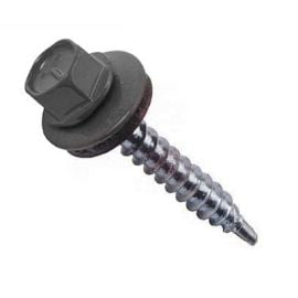 Self-tapping screws with drill Koelner 4,8x28 for wood with EPDM washer RAL color 20 pcs B-OD-48028T