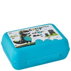 Lunch box with decor Aleana Buddy turquoise