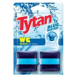 Блок для унитазного бачка синяя вода Tytan 50гр 2шт