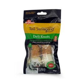Лакомство для собак Pet Interest Tailswingers Deli Knots White 11.5 см 2 шт 60 г