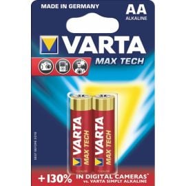 Батареика VARTA Alkaline Max Tech AA 1.5 V 2 шт