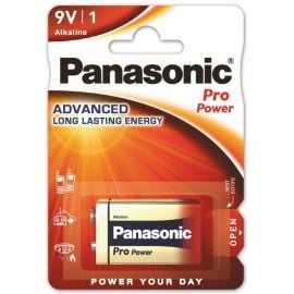 Battery Alcaline Panasonic 6LR61 ProPower 9V (krone)