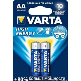 Батареика VARTA Alkaline High Energy AA 1.5 V 2 шт