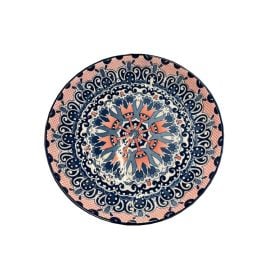 Ceramic plate DONGFANG blue/with ornament 20cm QT013-2 22028