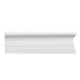 Extruded ceiling plinth Solid C25/50 white 45x45x2000 mm