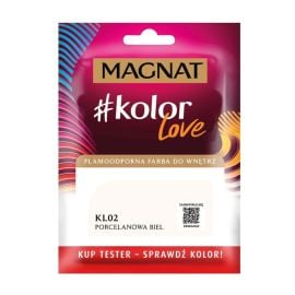 Краска-тест интерьерная Magnat Kolor Love 25 мл KL02 фарфор белый