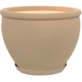 Ceramic flower pot Oriana Vietnam №1 silk beige 37x28 cm 18 l