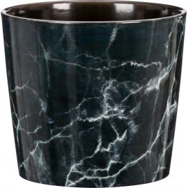 Горшок керамический цветочный Scheurich Black Marble 18/870