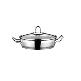 Pot-frying pan Hascevher 11177 серебро 24x7cm 3l