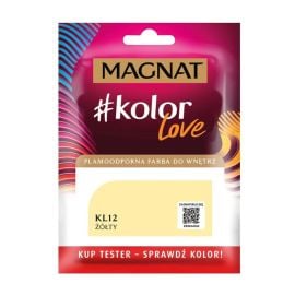 Краска-тест интерьерная Magnat Kolor Love 25 мл KL12 желтая