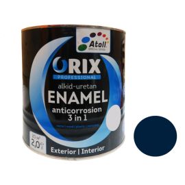 Эмаль-экспресс ORIX HAMMER 3 в 1 (антикоррозионная)сапфир 0,7 кг