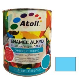 Enamel alkyd Universal ATOLL ПФ-115 light-blue 0.8 kg