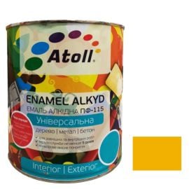 Enamel alkyd Universal ATOLL ПФ-115  yello-brown 0.8 Kg