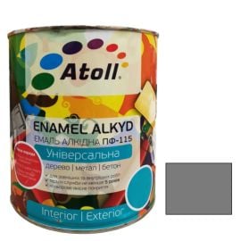 Enamel alkyd Universal ATOLL ПФ-115 grey 0.8 Kg